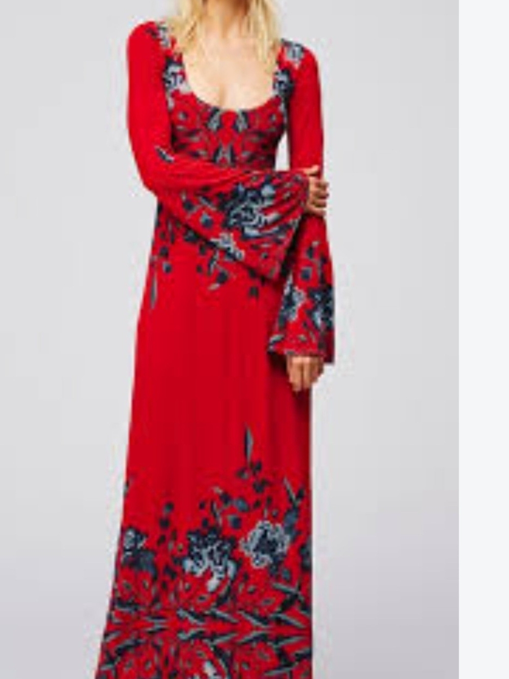 Free People Midnight Garden Maxi Dress.